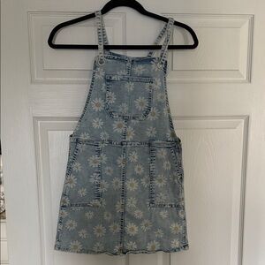Girls Cat & Jack Blue Floral Overalls